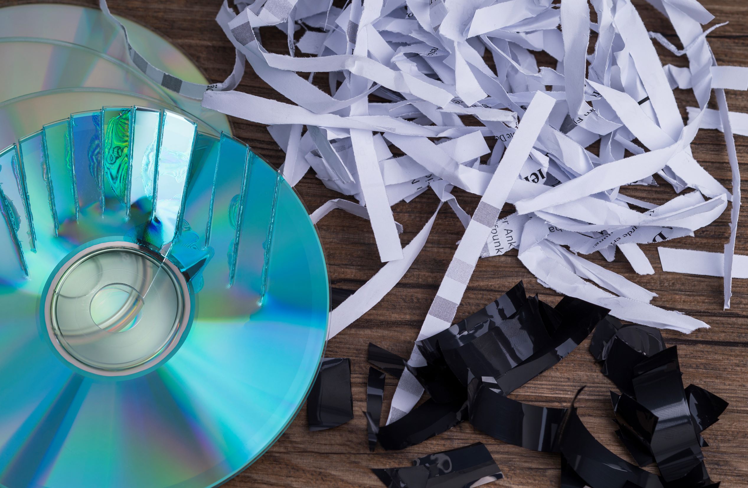Confidential disc and document shredding