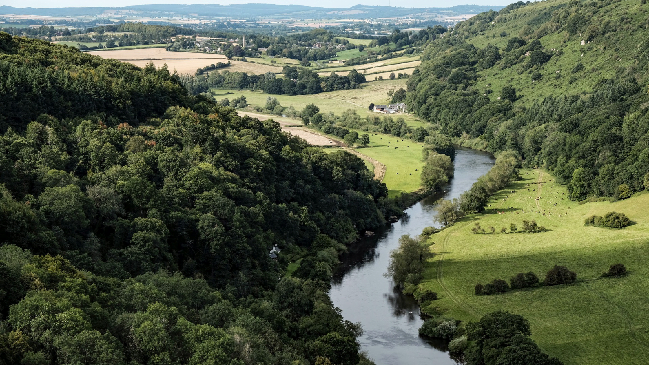 The River Wye that's suffering from waste dumping
