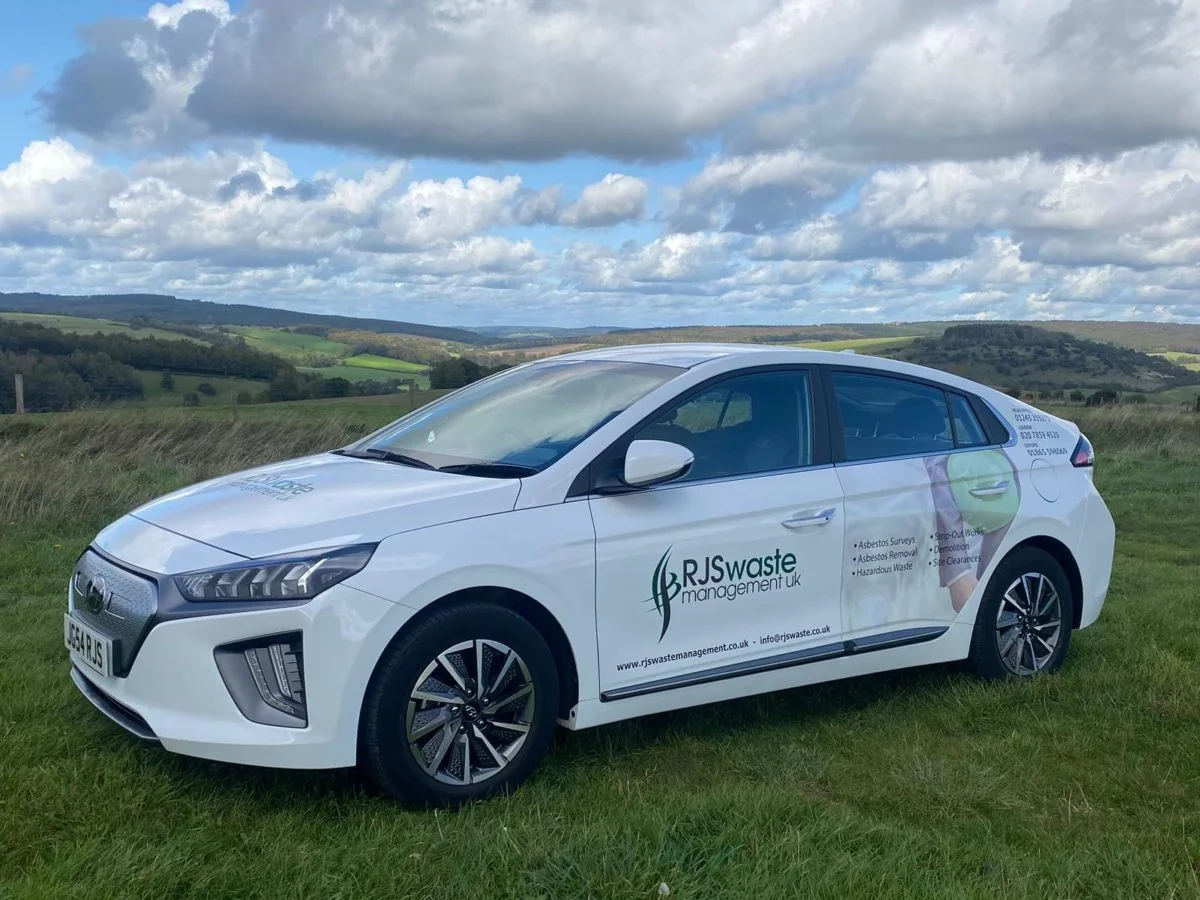 RJS Waste Management's first electric car