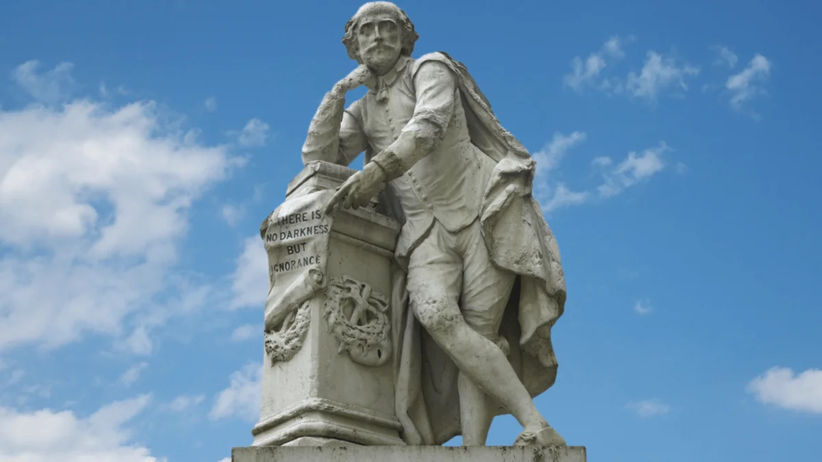 Statue of William Shakespeare, Leicester Square, London